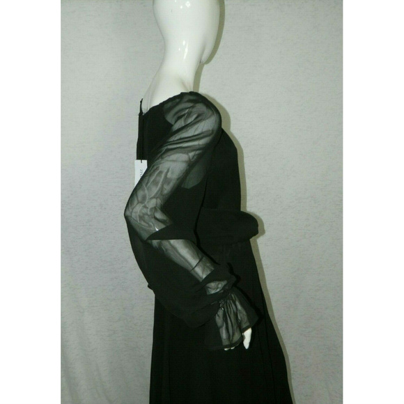 Raquel Diniz Round Neck Long Sleeve Flare Dress 46 - Picture 5 of 8